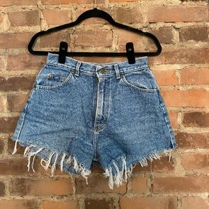 Vintage Lee cut off Denim Shorts